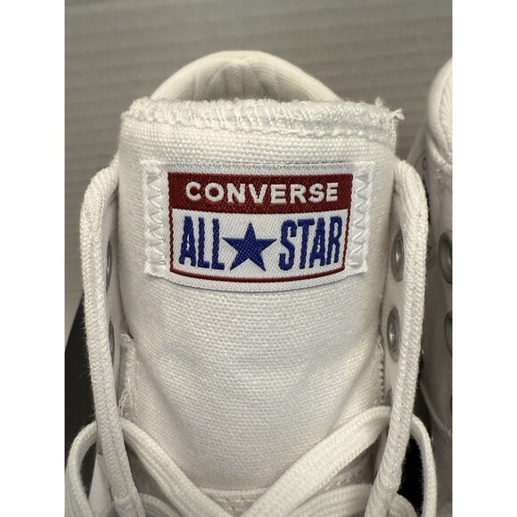 Converse Chuck Taylor Sz 9 All Star Madison Mid White Women's Lace up New - Picture 12 of 14
